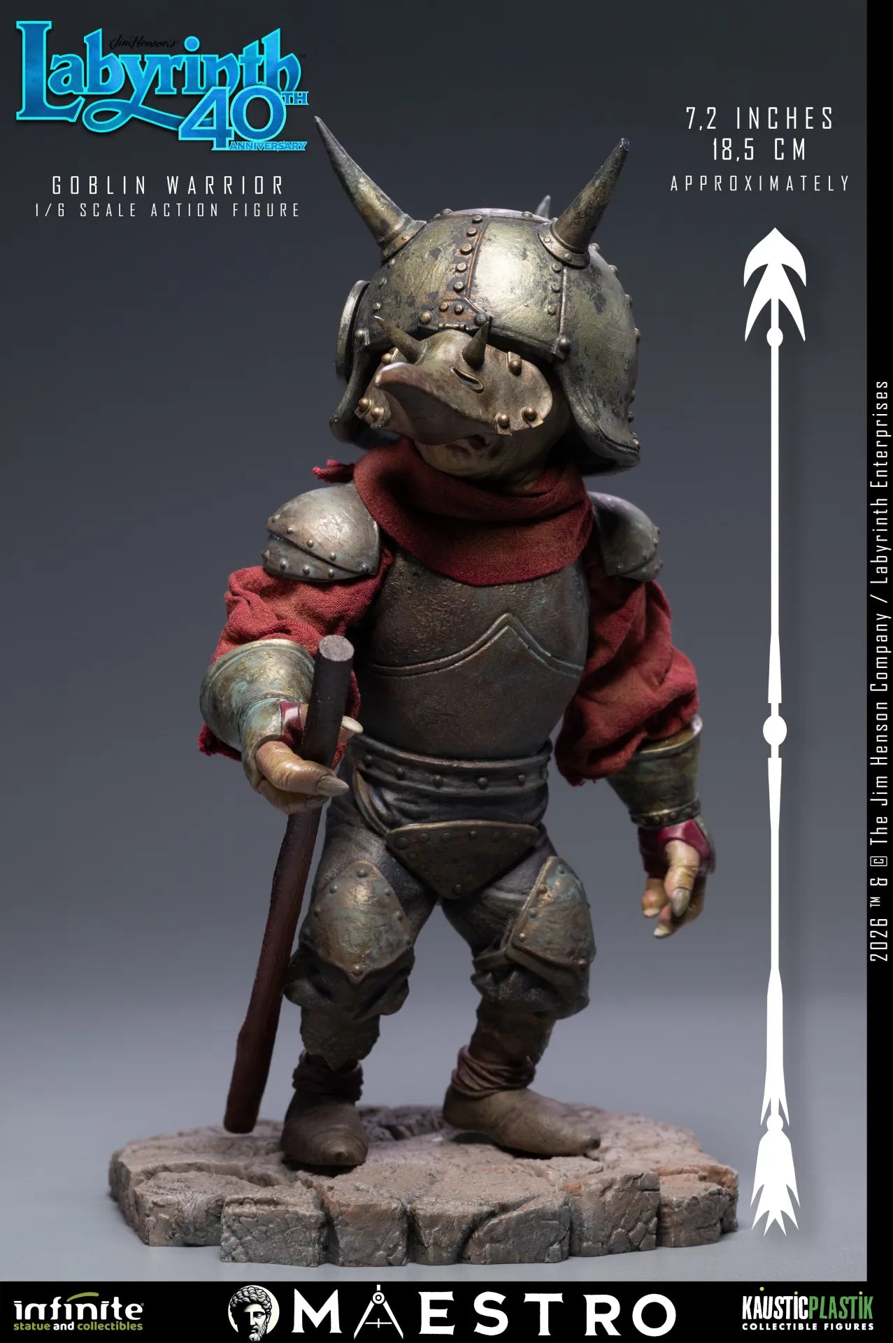 GOBLIN WARRIOR FIGURA 1/6 LABYRINTH 17 CM – KAUSTIC PLASTIK