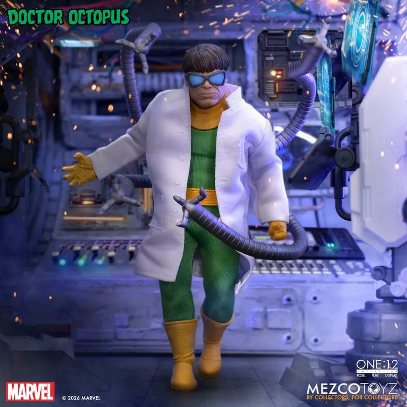 DOCTOR OCTOPUS MARVEL SPIDER-MAN ONE:12 COLLECTIVE FIGURA 16 CM MEZCO TOYS