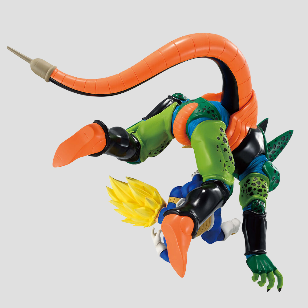 ICHIBANSHO VEGETA VS. CELL DRAGON HISTORY II DRAGON BALL 17CM