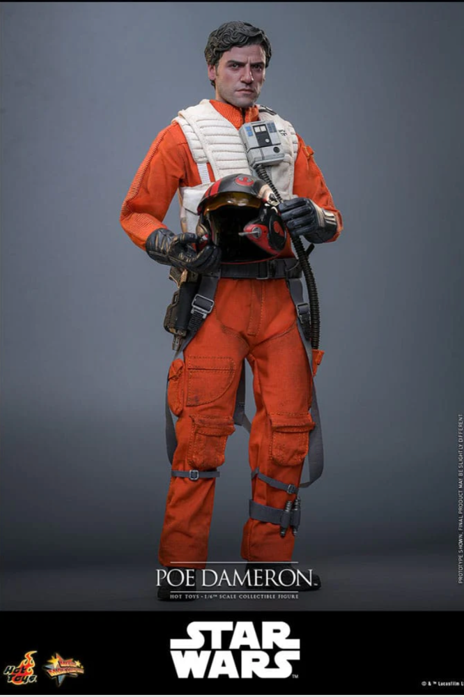 POE DAMERON – FIGURA HOT TOYS 1/6 – STAR WARS THE FORCE AWAKENS