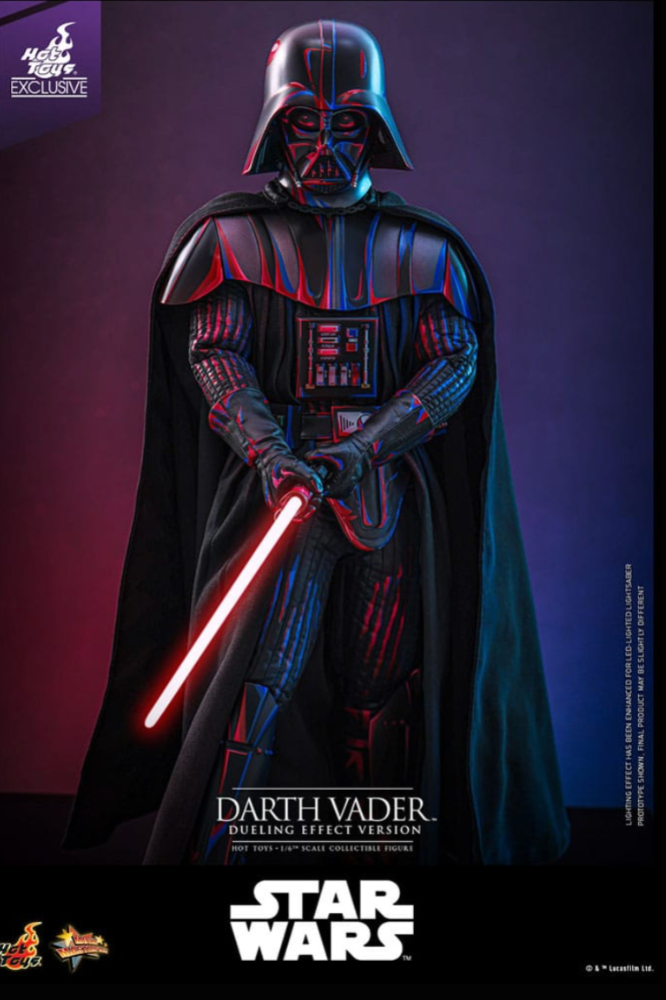 DARTH VADER FIGURA MOVIE MASTERPIECE 1/6 (DUELING EFFECT VERSION) HOT TOYS EXCLUSIVE 35 CM