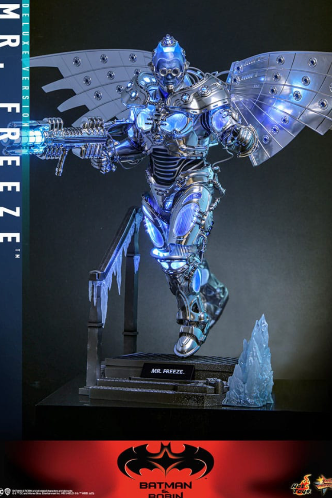 MR. FREEZE DELUXE – HOT TOYS 1/6 BATMAN Y ROBIN – MOVIE MASTERPIECE 33 CM