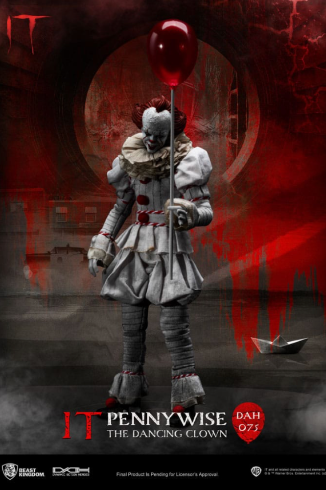 PENNYWISE – FIGURA 21 CM – BEAST KINGDOM – ESCALA 1/9 – STEPHEN KING’S IT