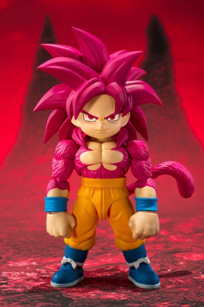 SON GOKU SUPER SAIYAN 4 – MINI FIGURA 8 CM (S.H. FIGUARTS – DRAGON BALL DAIMA)