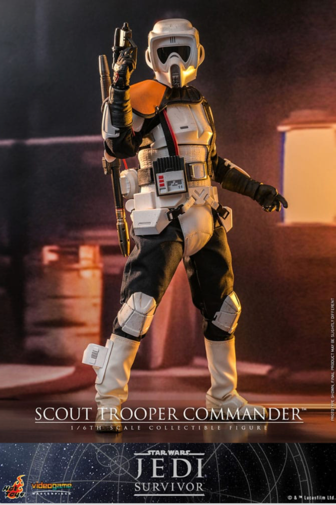 SCOUT TROOPER COMMANDER 1/6 β STAR WARS JEDI SURVIVOR β FIGURA HOT TOYS