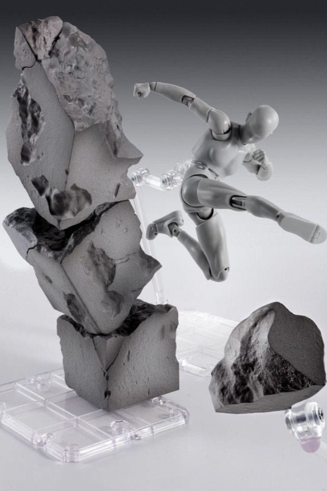 TAMASHII EFFECT CONCRETE CRASH – ACCESORIO PARA FIGURAS S.H.FIGUARTS 7 PIEZAS – BANDAI TAMASHII NATIONS