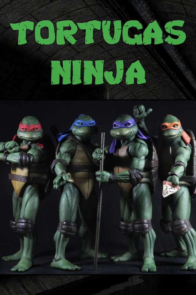 PACK TORTUGAS NINJA NECA 1/4 - 4 FIGURAS (LEONARDO, MICHELANGELO, RAPHAEL, DONATELLO)
