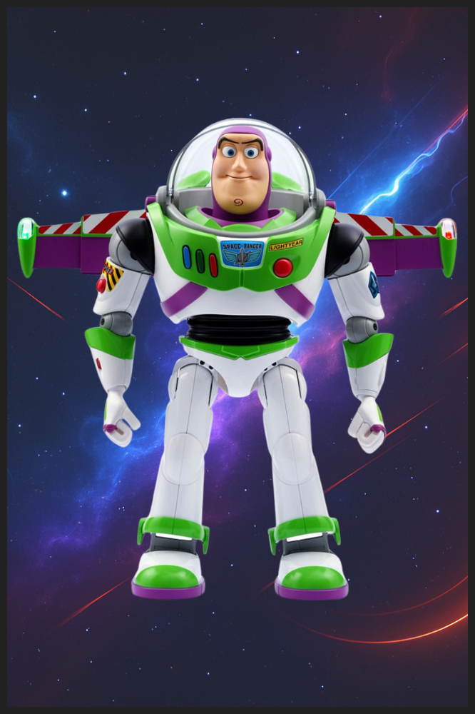 BUZZ LIGHTYEAR ROBOT INTERACTIVO 42 CM – ROBOSEN (SPACE RANGER ALPHA) INGLÉS