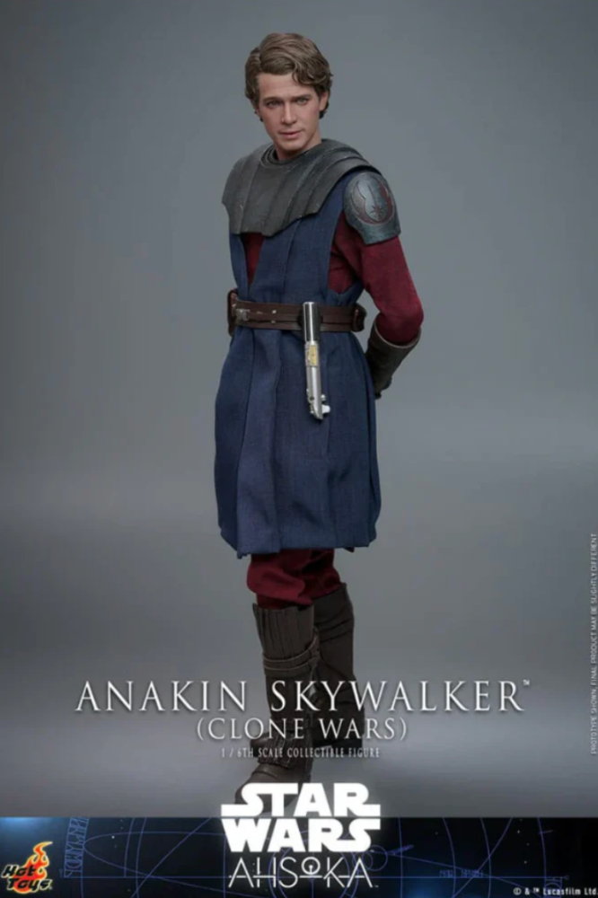 ANAKIN SKYWALKER STAR WARS 31 CM - THE CLONE WARS - FIGURA 1/6 - HOT TOYS