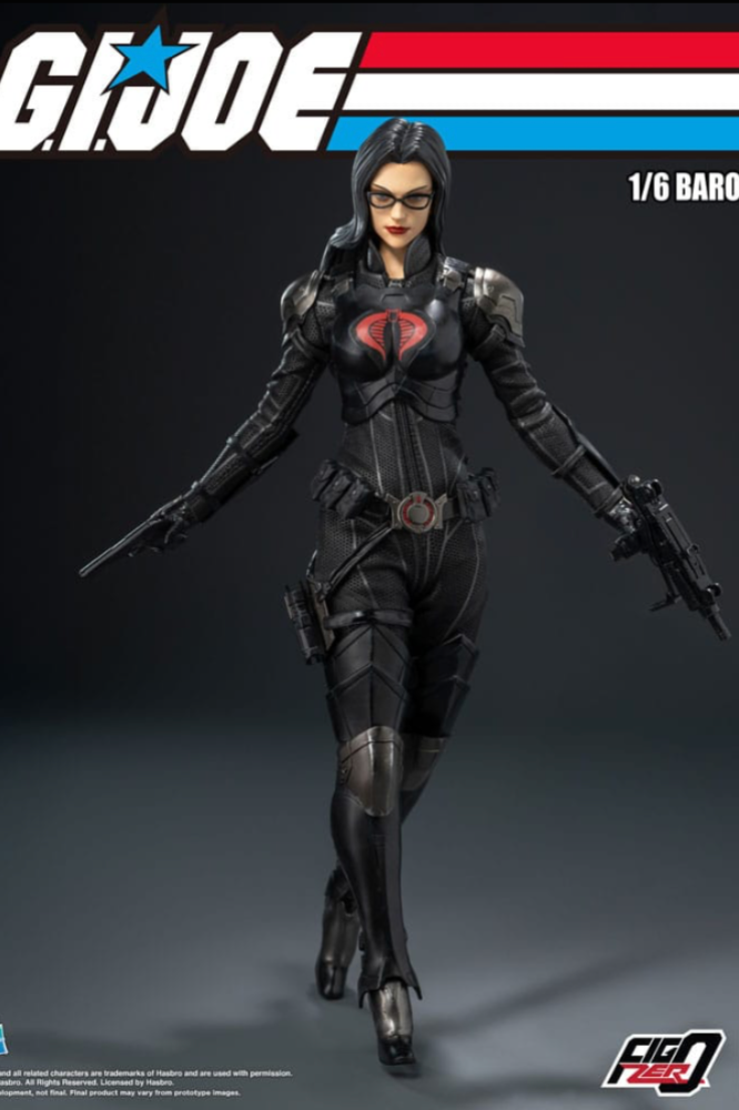 Figura Baroness Threezero escala 1/6 con traje de combate – G.I. Joe.