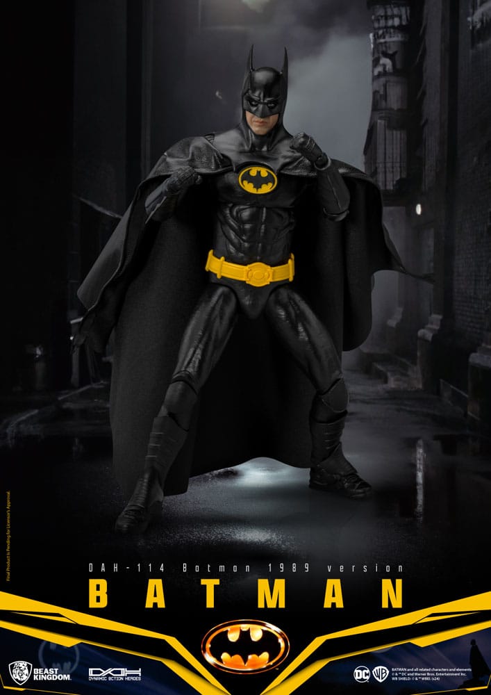 Diseño inspirado en la película Batman (1989) de Tim Burton – figura DC Comics