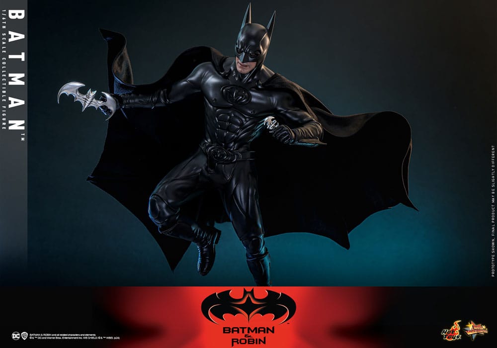Accesorios y expresiones intercambiables de la figura Batman Hot Toys escala 1/6.