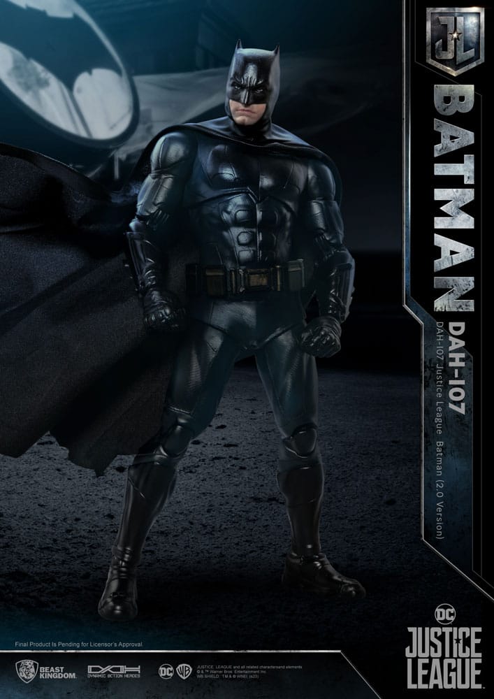 Figura Batman Justice League articulada con capa de tela – Beast Kingdom 20 cm