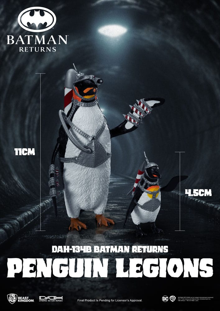 Caja ilustrada con figuras Penguin Legions – Edición especial Beast Kingdom