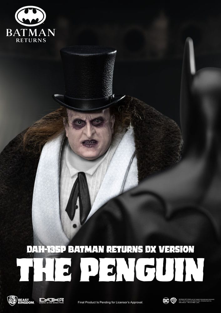 Packaging oficial de la figura The Penguin DX Version de 17 cm – DC Comics