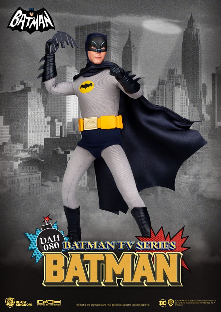 Figura Batman TV Series con traje clásico y base expositora – Beast Kingdom 24 cm