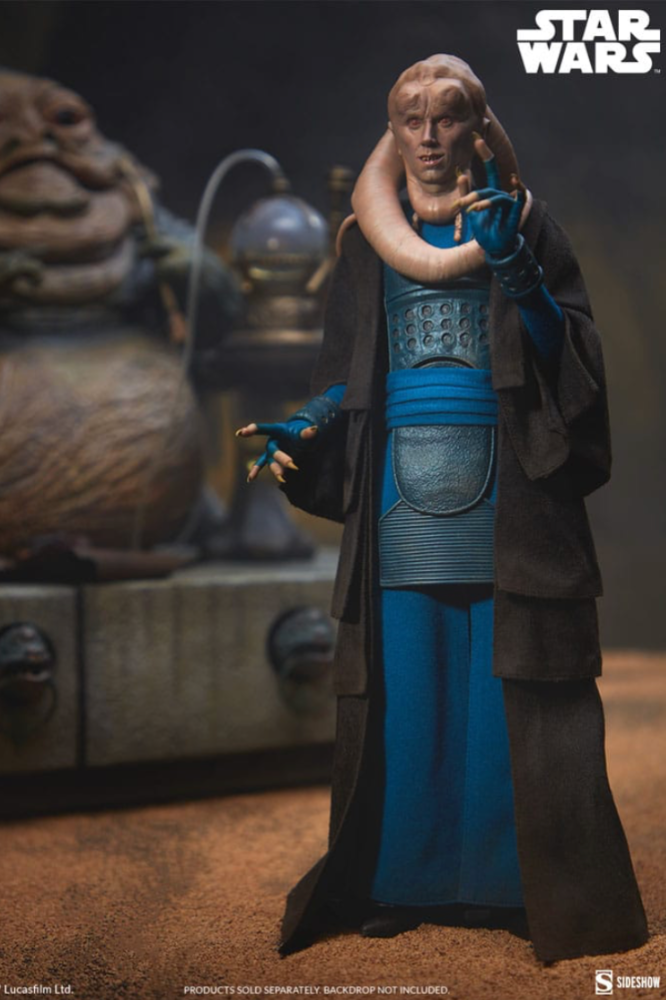 Figura articulada Star Wars Bib Fortuna 1/6 32 cm con ropa de tela – Sideshow Collectibles