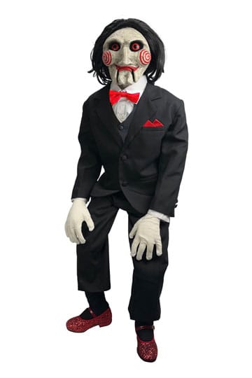Réplica tamaño real Billy the Puppet – figura oficial Saw 119 cm