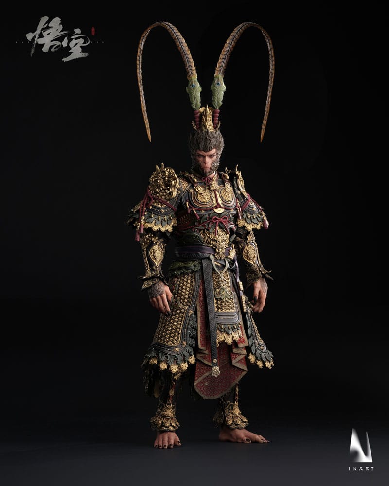 Figura Black Myth Wukong con armadura Great Sage a escala 1/6 de InArt – vista frontal.