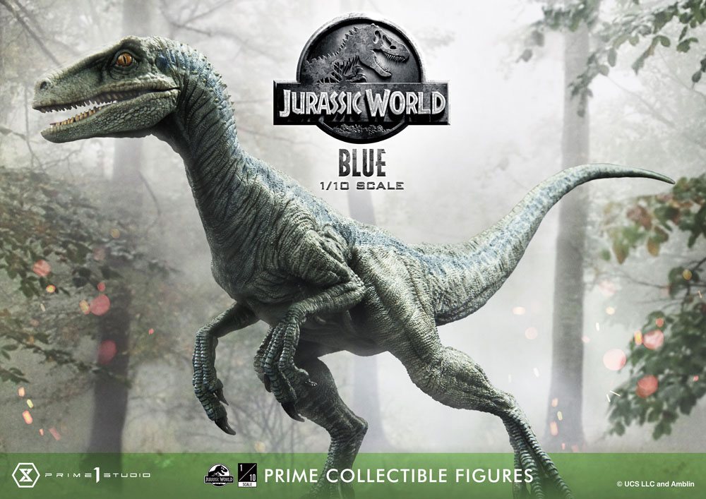 Presentación oficial y caja de la estatua Blue escala 1/10.