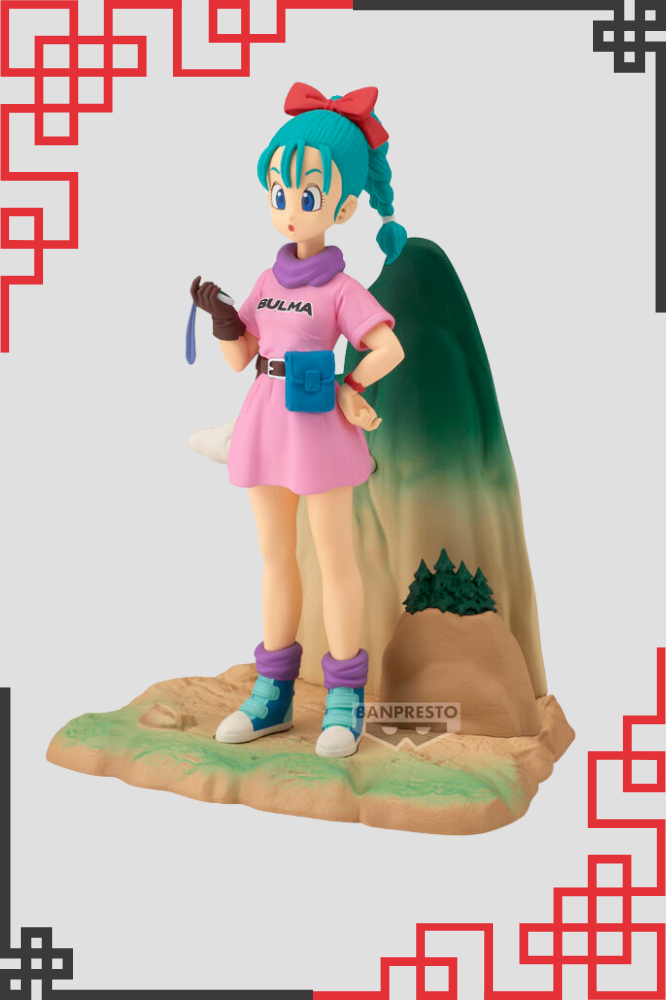 Figura Banpresto de Bulma History Box – Vista frontal en pose clásica