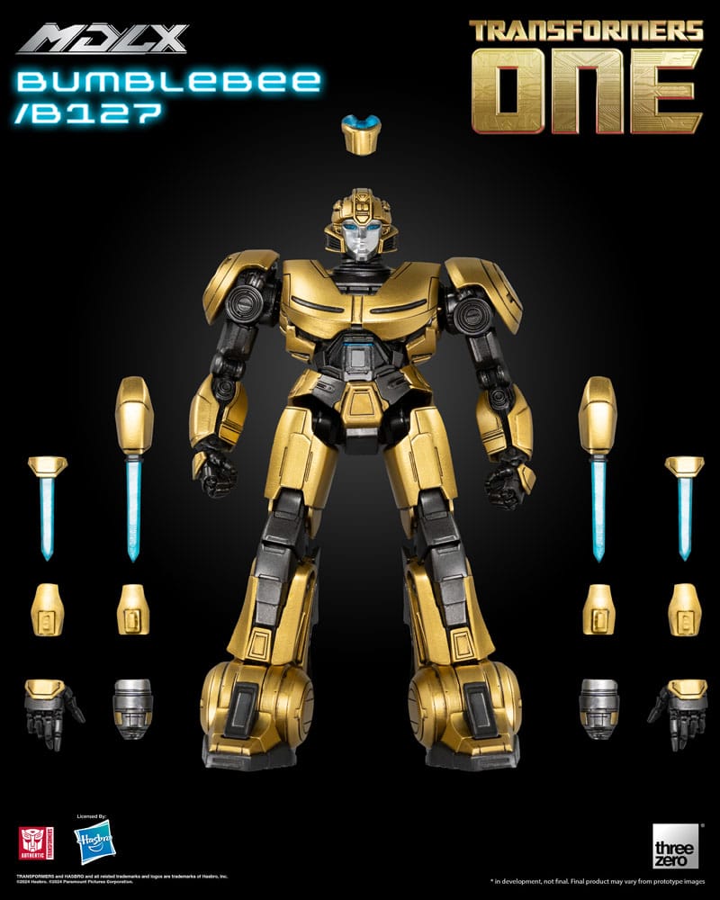 Bumblebee MDLX posado con expresión de batalla
