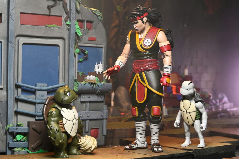 Detalle de la figura Uno incluida con Casey Marie – NECA TMNT The Last Ronin