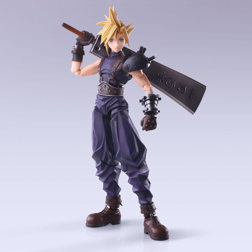 Cloud Strife Bring Arts Final Fantasy VII con espada Hardedge