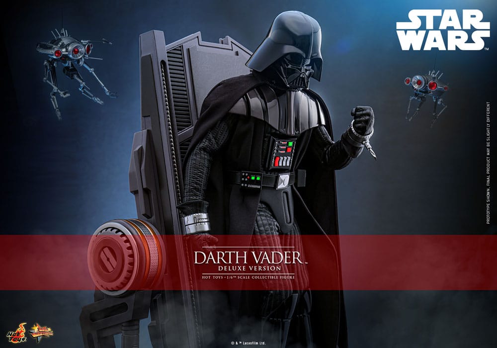 Figura Darth Vader Deluxe Version de Hot Toys basada en Star Wars Episodio III a escala 1/6.