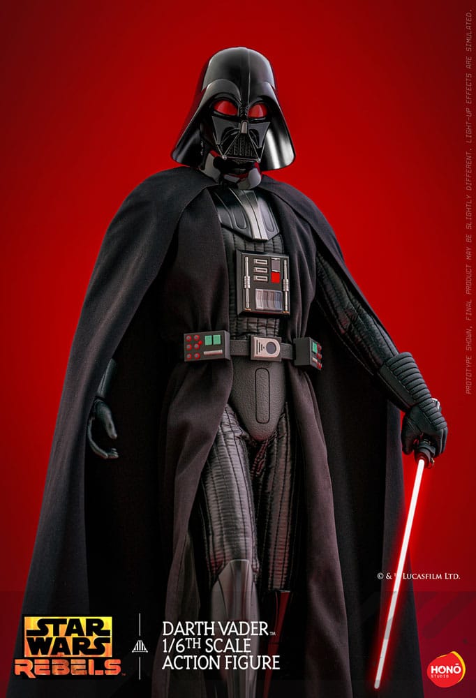 Darth Vader Rebels posando – figura articulada Honō Studio