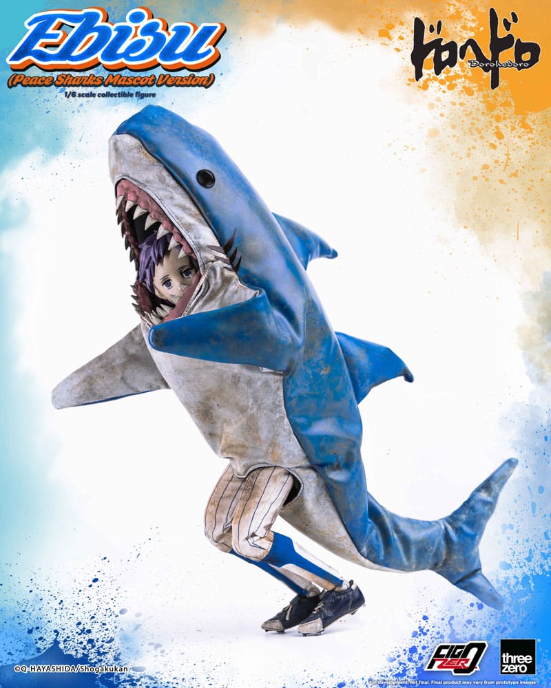 Figura Ebisu completa con accesorios incluidos y piezas intercambiables, edición Peace Sharks Ver.