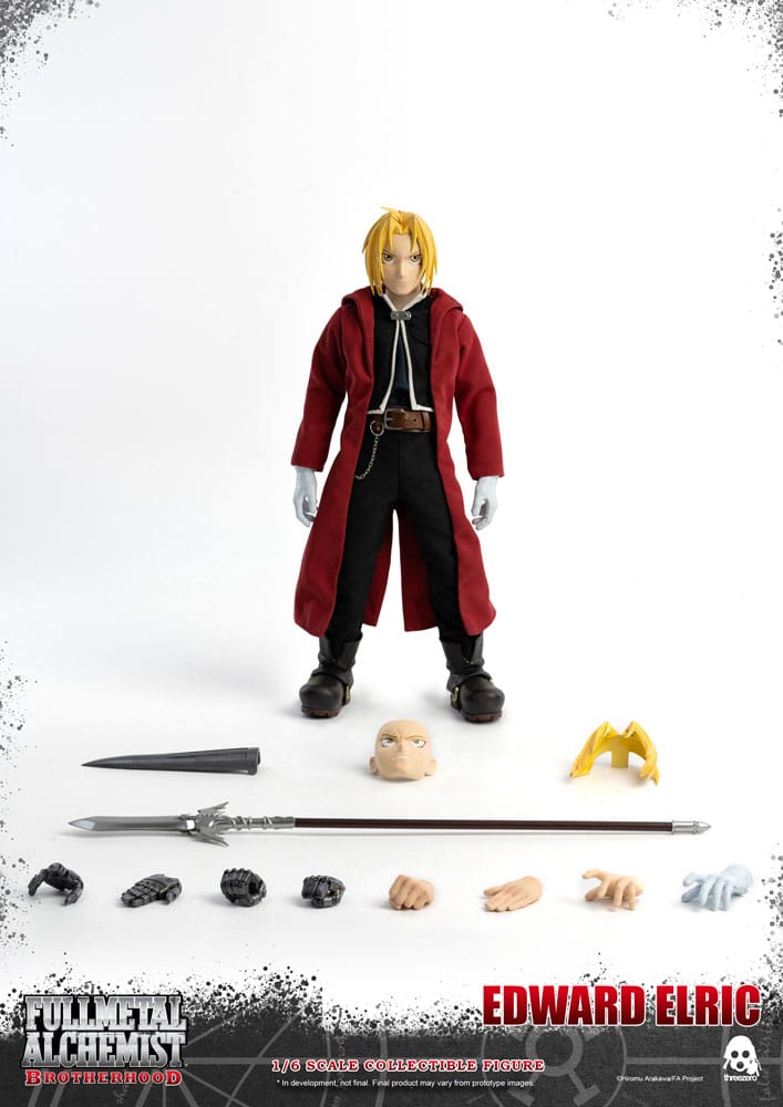 Figura Edward Elric con capa de tela roja – FigZero