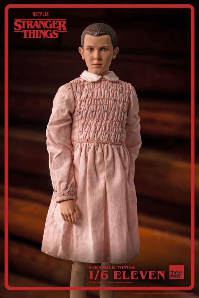 Eleven con gofre Eggo y accesorios – figura Stranger Things Threezero