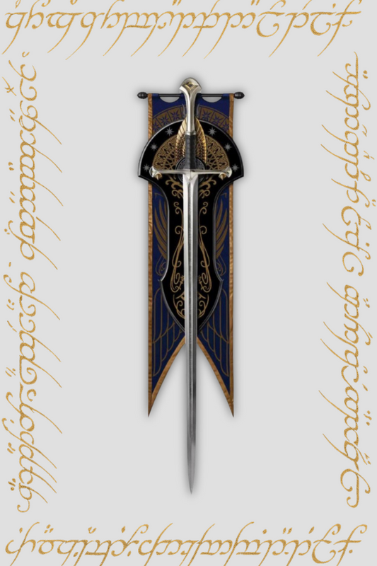 Espada Andúril del Rey Elessar réplica oficial Museum Collection United Cutlery LOTR