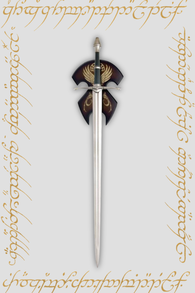 Réplica oficial Andúril espada de Aragorn escala 1/1 120 cm