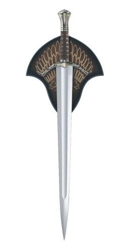 Detalle empuñadura Espada de Boromir réplica El Señor de los Anillos