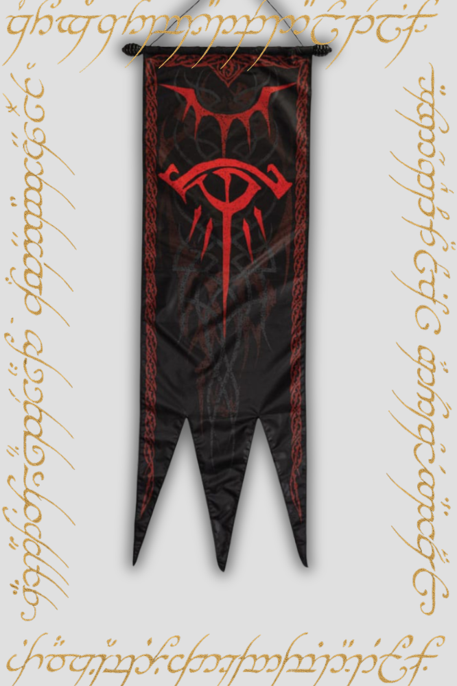 Réplica oficial 1/1 del estandarte de guerra de Sauron 140 cm – The Lord of the Rings United Cutlery