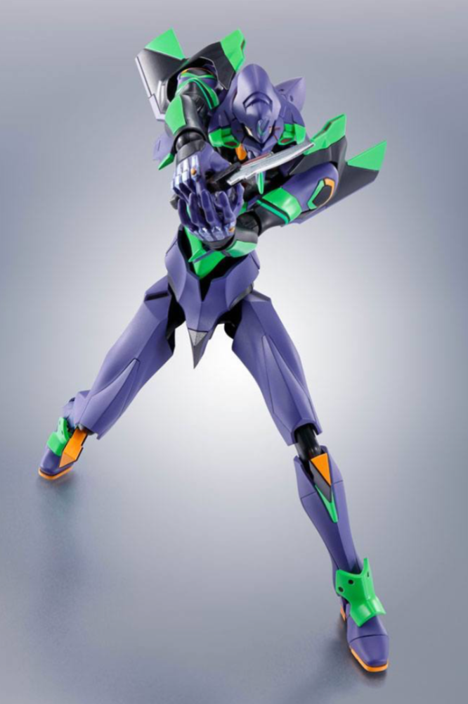 Figura EVA-01 con lanza de Cassius – edición renovada Evangelion 3.0+1.0