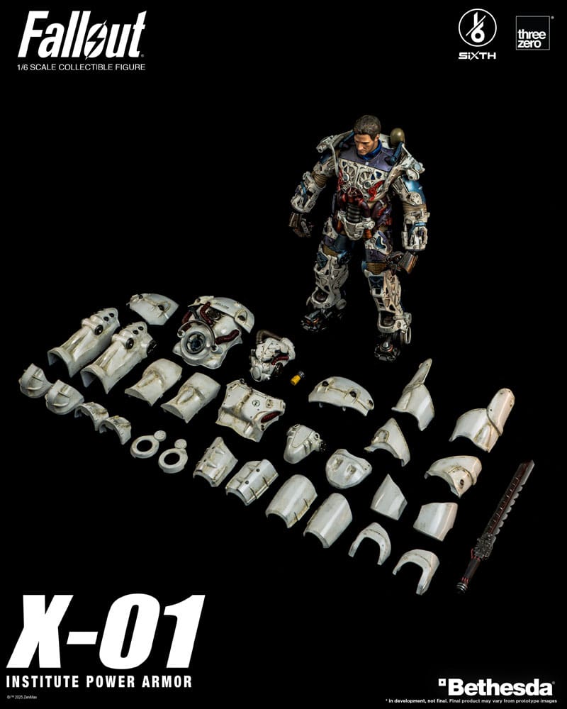 Armadura X-01 Fallout figura articulada 37 cm Threezero