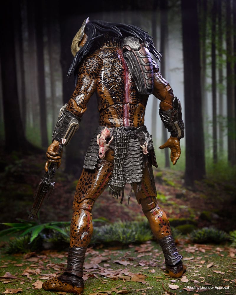 Figura coleccionista Feral Predator Prey NECA detalle