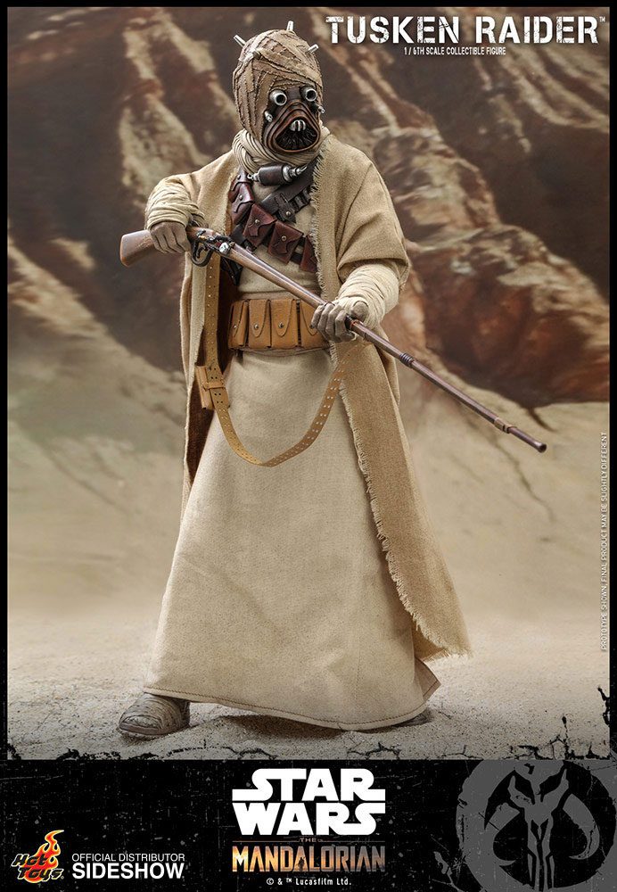 Figura articulada Tusken Raider con ropa de tela – Hot Toys Star Wars