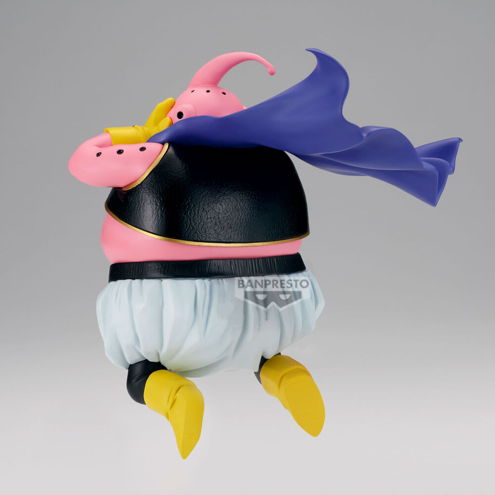 Vista lateral de la figura coleccionable Majin Buu 14cm de Banpresto