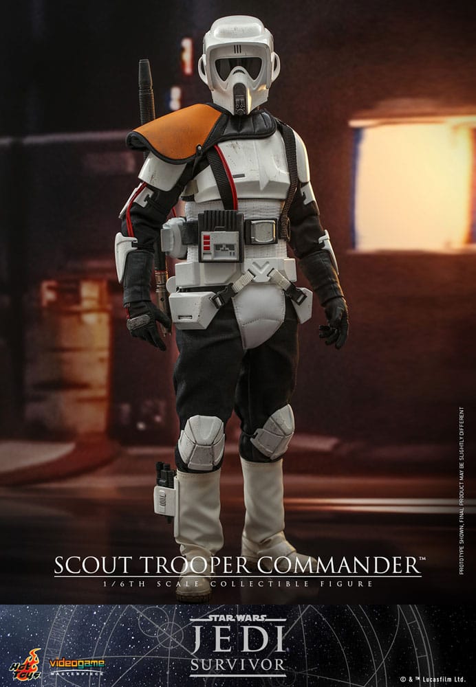 Figura articulada Scout Trooper Commander con armadura β Hot Toys 1/6