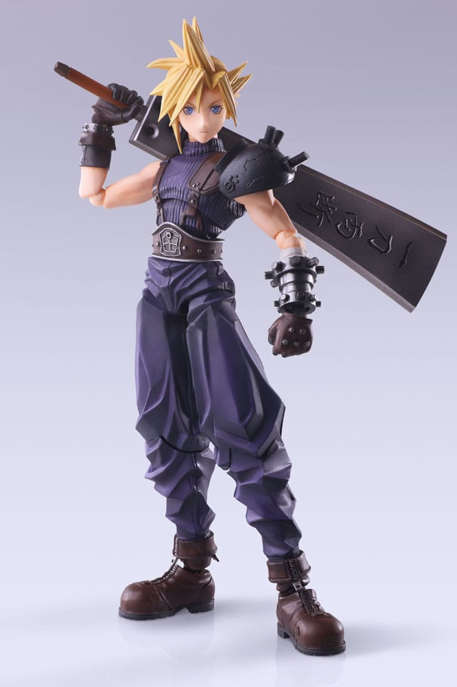 Figura articulada Cloud Strife Hardedge 15 cm de Final Fantasy VII – Bring Arts