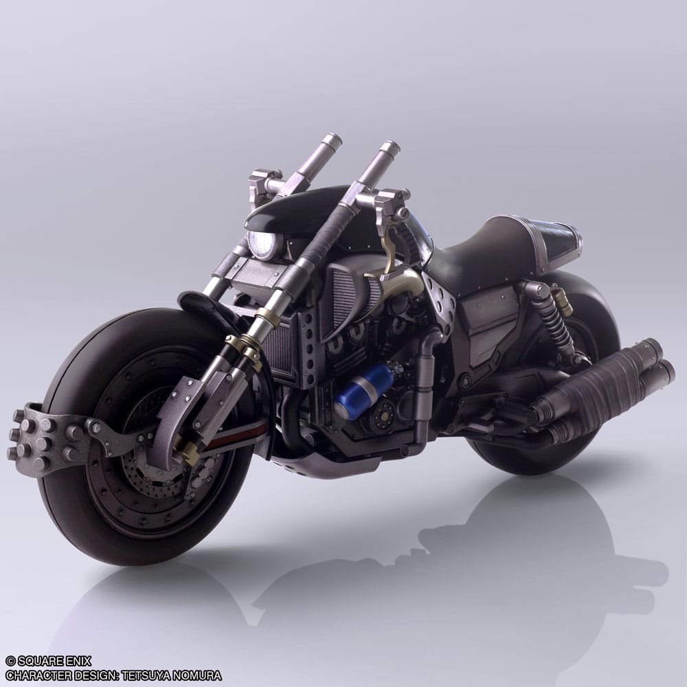 Vehículo Hardy-Daytona Final Fantasy VII Bring Arts con diseño detallado.