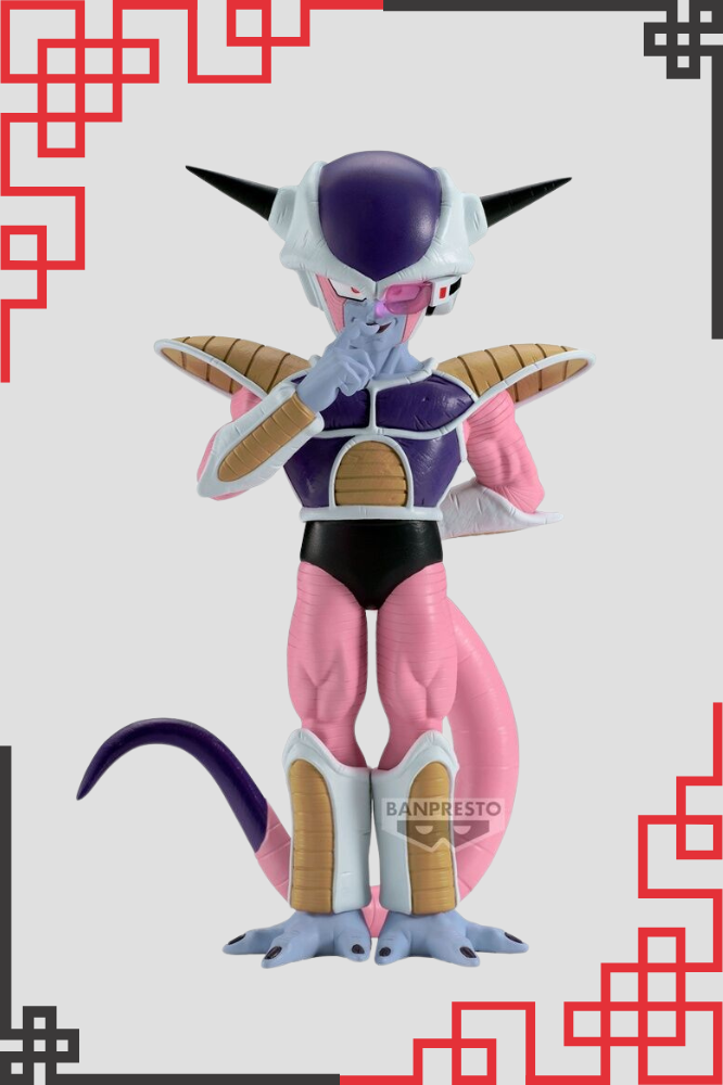 Figura Frieza II Solid Edge Works Dragon Ball Z en su segunda forma con pose imponente