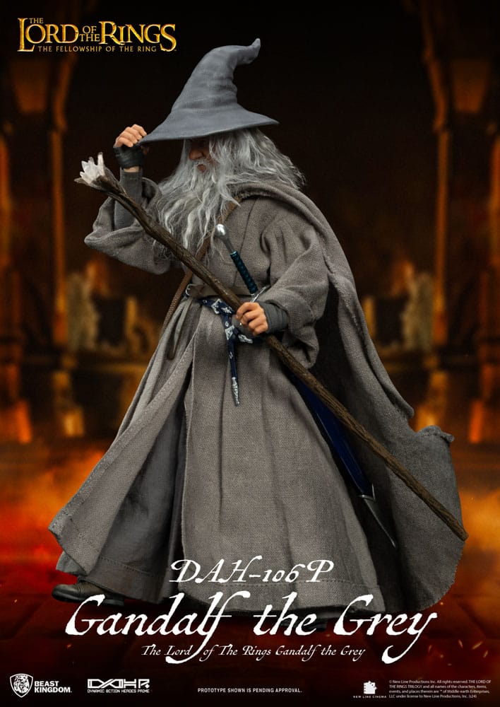 Accesorios de Gandalf: sombrero, espada Glamdring y manos intercambiables – edición limitada