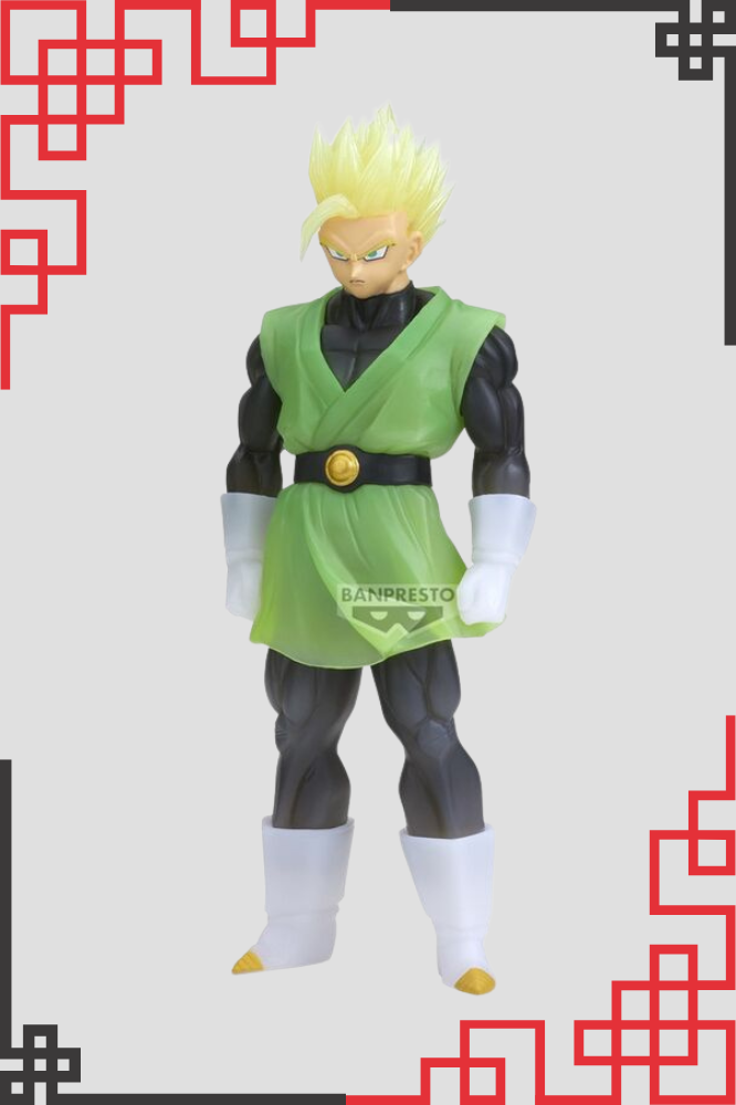 Figura Gohan Super Saiyan con uniforme verde – Línea Clearise Banpresto