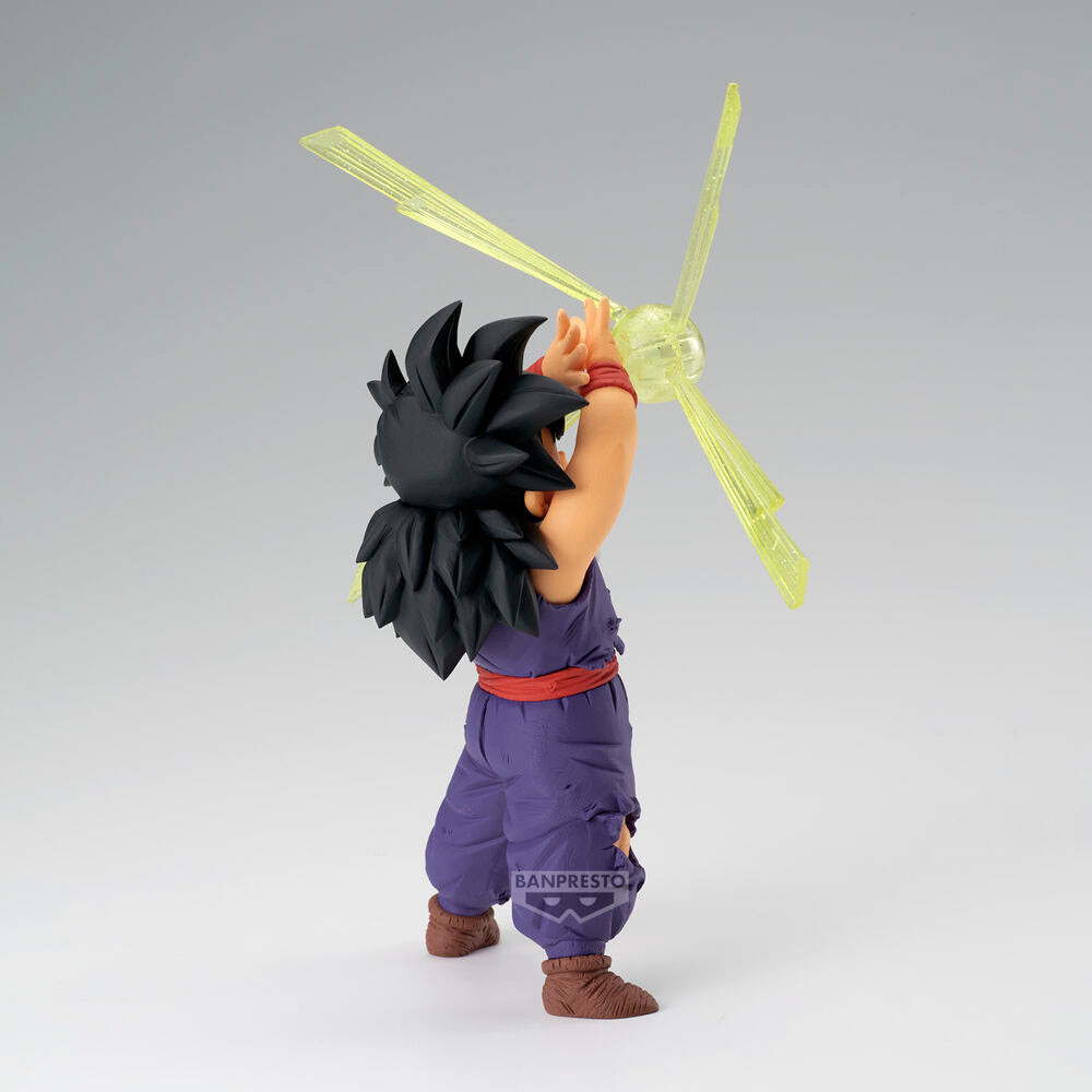 Figura oficial Gohan Banpresto 12cm – detalle trasero