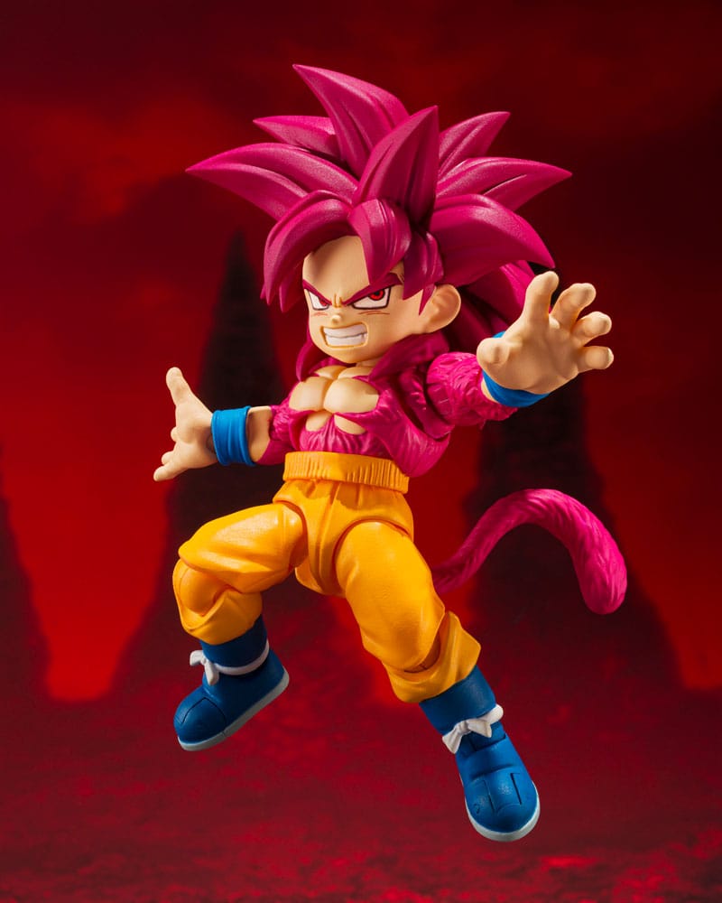 Figura de Goku niño en Super Saiyan 4 – edición Dragon Ball Daima.